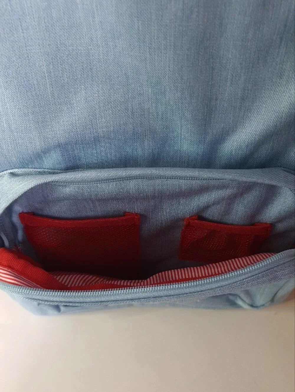 Herschel Miller Backpack Light Denim Crosshatch - NWT